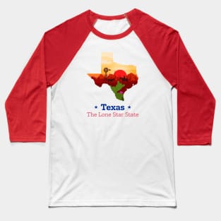 Texas The Loan Star Baseball T-Shirt